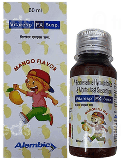 Vitaresp Fx Mango Flavor Suspension 60ml Vitaresp Fx Mango Flavor Suspension 60ml